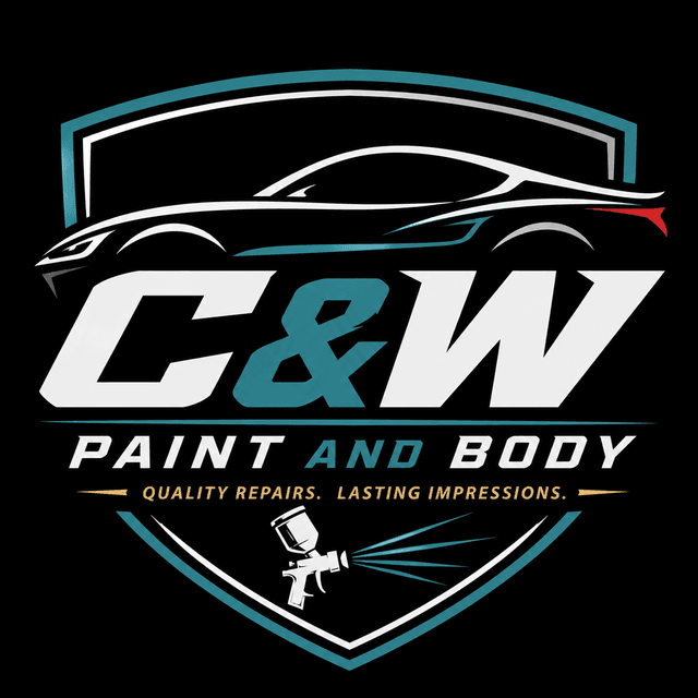 C&W Paint and Body facility logo